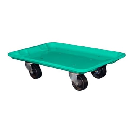 Mfg Tray Molded Fiberglass Toteline Dolly 780438 for 20-1/2" x 12-7/8" x 8" Tote, Green 7804385170